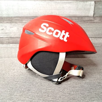 Scott piros állítható gyerek bukósisak