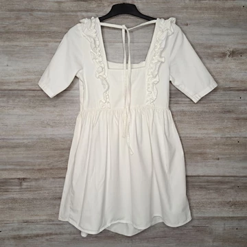 Asos női törtfehér farmer ruha XS