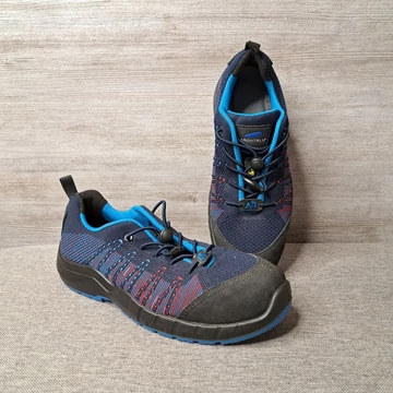 Aboutblu unisex S3 SRC ESD kék munkavédelmi cipő 39