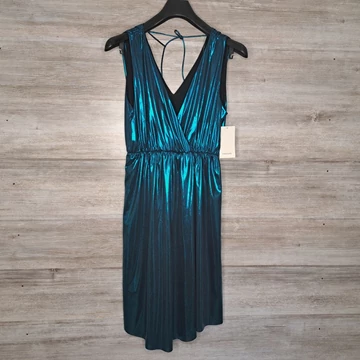 Zara Basic új sötétkék alkalmi női ruha S-M