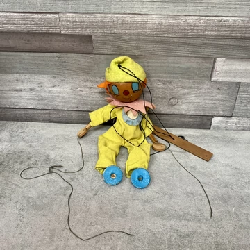 Pelham Puppets Angol vintage fa báb játék baba