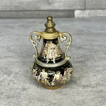 Antik balzsamtartó kerámia tégely