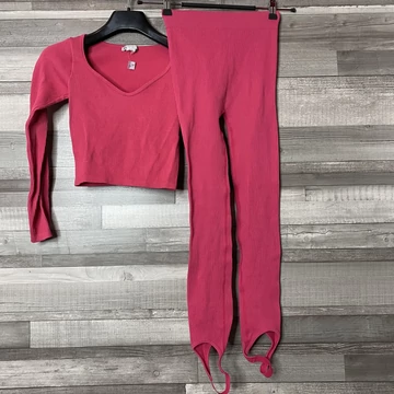 Zara divatos pink szabadidő szett XS