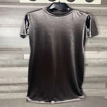 Zara bársonyos rövidujjú ruha L