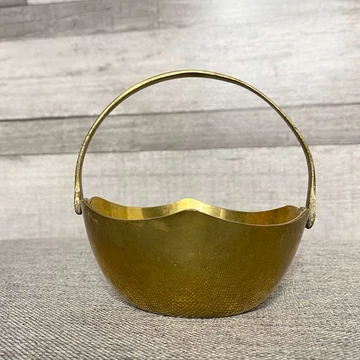 Antik sárgaréz kosárka