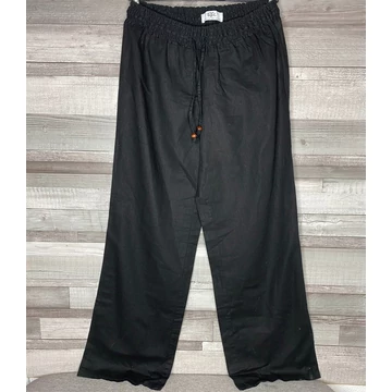 BPC Casual gumis derekú fekete női nadrág 38