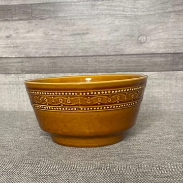 Gránit retro mázas kerámia tál