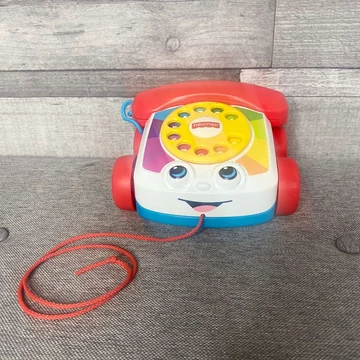 Fisher-Price tárcsázós, gurulós játék telefon