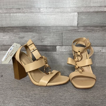 Jenny Fairy bézs magassarkú szandál 37