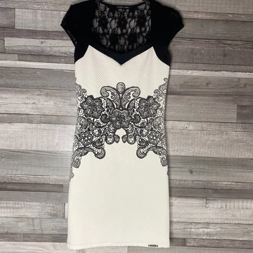 Botega Elena fekete-fehér alkalmi ruha 38