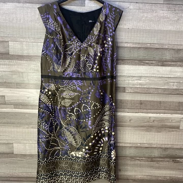 S.Oliver barna mintás ruha 42