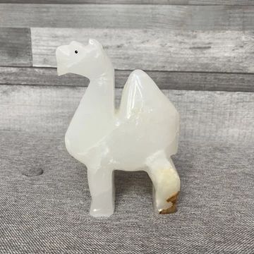 Onyx kristály dromedár dísz