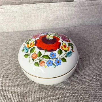 Kalocsa Hungary Handprinted porcelán tartó