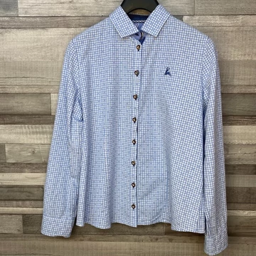 OS. Trachten kék blúz 40