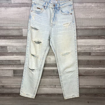 Stradivarius világos szaggatott farmernadrág 34