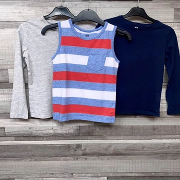 H&amp;M kisfiú felső szett 128-134