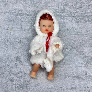Vintage Germany DP gumi játékbaba