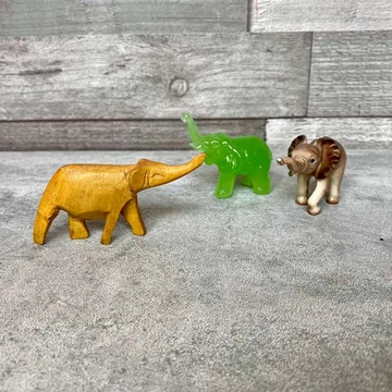 Elefánt 2 db-s dísz szett