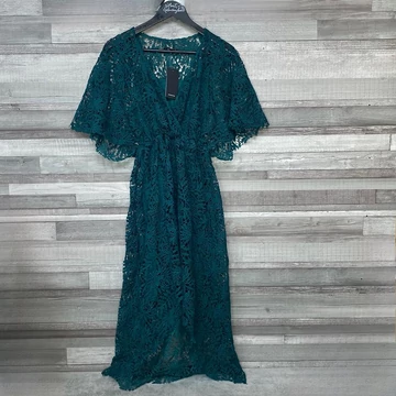 Reserved zöld csipkeruha M