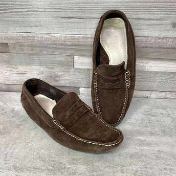 Boggi Milano férfi mokaszin velúr cipő 43