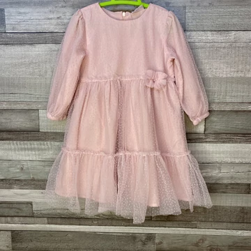 So cute rózsaszín kislány alkalmi ruha 98