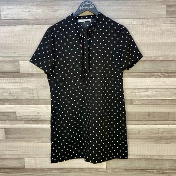 Promod elegáns pöttyös tunika/miniruha 40