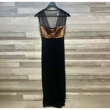 Bodyflirt fekete flitteres hosszú ruha 36/38