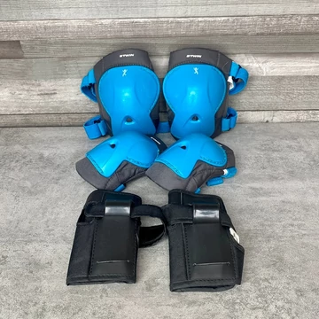 B-Twin gyerek kék védőfelszerelés XS