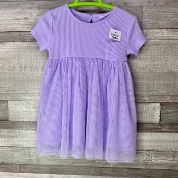 Pepco lila kislány tüllszoknyás ruha 80