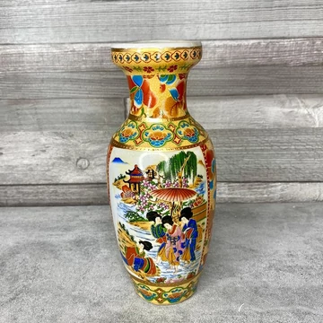 Kínai mintás porcelán váza