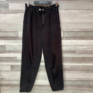 Stradivarius sötétszürke paperbag farmernadrág S