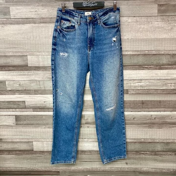 River Island koptatott farmernadrág UK 10