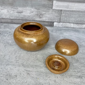 Vintage mázas kerámia edény