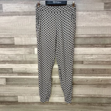 Tom Tailor fekete-fehér mintás vékony nadrág 34