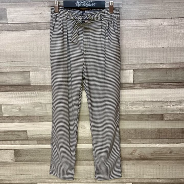 H&amp;M tyúkláb mintás gumis derekú nadrág 146