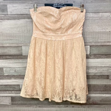 TFNC London rosegold pántnélküli alkalmi ruha M