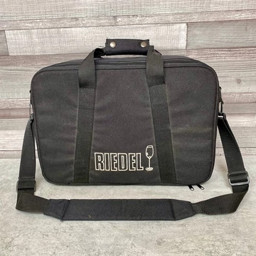 Riedel boros pohár, üveg hordozó táska