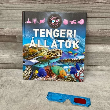 Tengeri Állatok 3D-s könyv