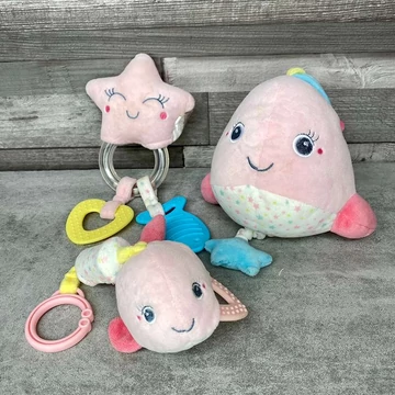 Pepco rózsaszín babajáték szett