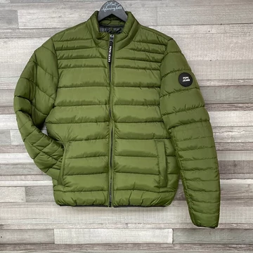 Pepe Jeans steppelt zöld kabát S
