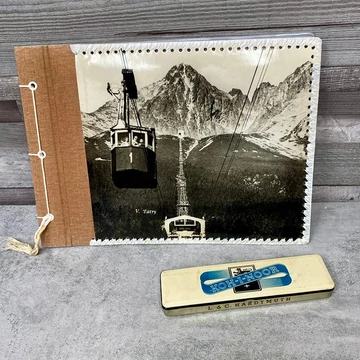 Retro Tátra fényképalbum tolltartóval