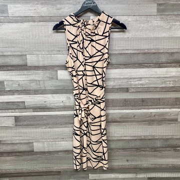 MB.21. Collection geometriamintás ujjatlan ruha L/XL