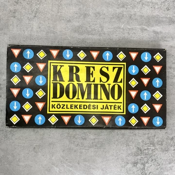 Retro Mahir 1990 Kresz Domino Közlekedési Játék
