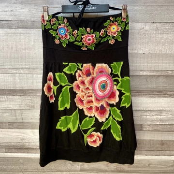 Desigual mintás nyakbakötős felső M