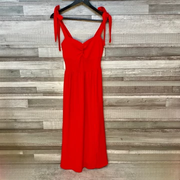 Olasz piros nyári ruha One size