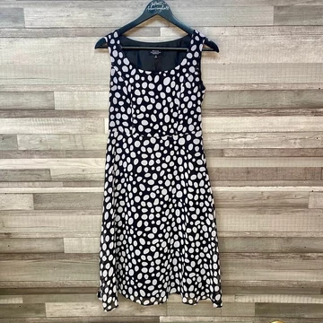 Petite Collection pöttyös elegáns ruha UK 10
