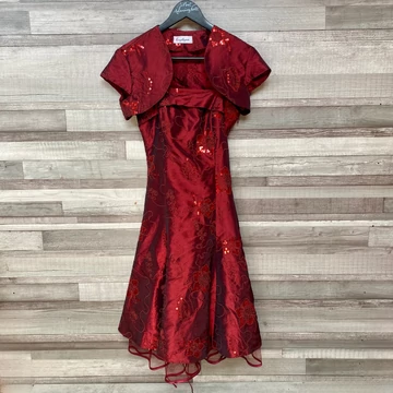 Krystyna organza alkalmi ruha szett tüll betéttel 36