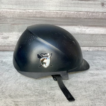 Fouganza Safety Noir lovagló kobak 55-57