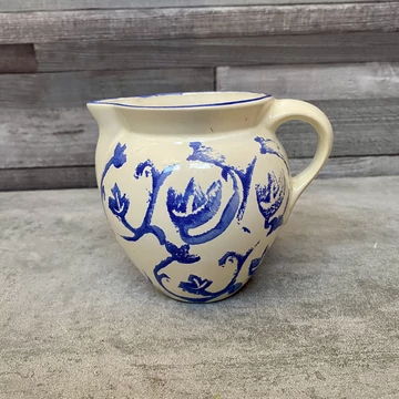 Germany Scheurich kék mintás kerámia kancsó