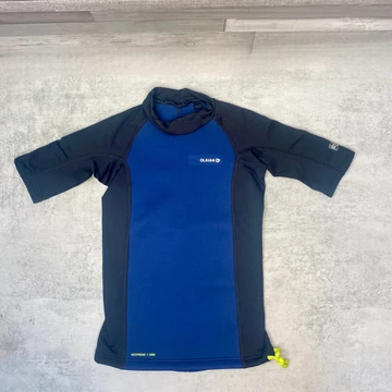 Decathlon Olaian sötétkék neoprén 1.5 mm gyerek felső 6-8 év